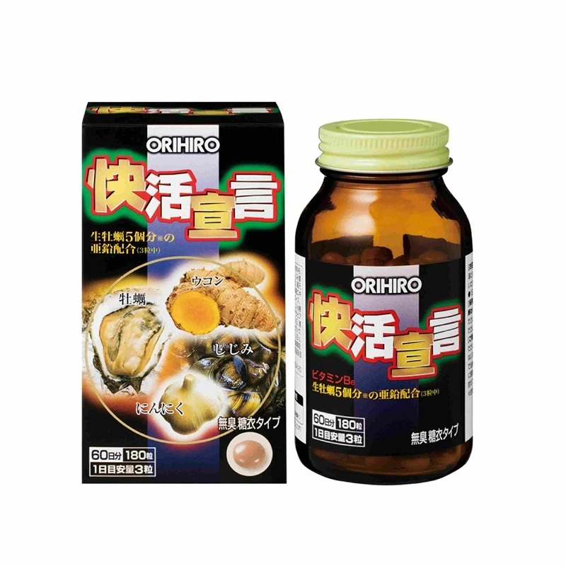 ORIHIRO_TPCN giải độc gan chiết xuất hàu nghệ 180 viên