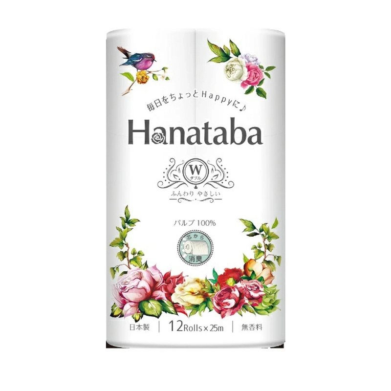 MARUTOMI_Giấy vệ sinh 2 lớp hương Lavender 25m/cuộn*18